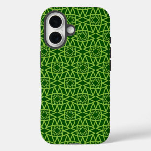 Golden Yellow Leafy Vine Pattern Case-Mate iPhone 16 Case