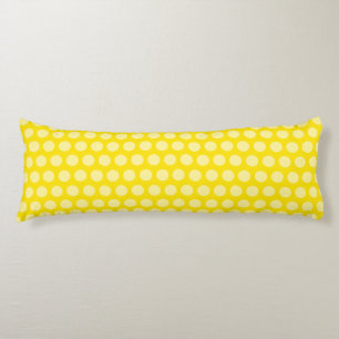 Golden Yellow Moroccan Moods Dots Body Cushion