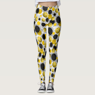 Golden Yellow Pickleballs - Leggings