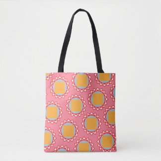 Golden Yellow Square Tote Bag