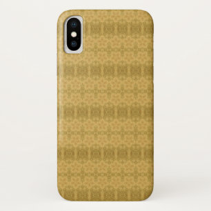 Golden yellow sun bright pattern iPhone x case