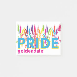 Goldendale PRIDE Swag Post-it Notes
