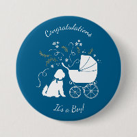Goldendoodle Baby Shower Dog