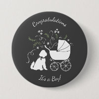 Goldendoodle Baby Shower Dog 