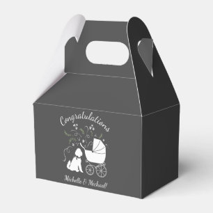 Goldendoodle Baby Shower Dog  Favour Box