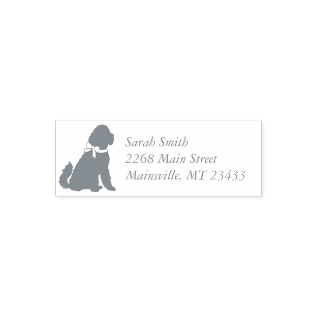 Goldendoodle Baby Shower Dog  Self-inking Stamp (Design)