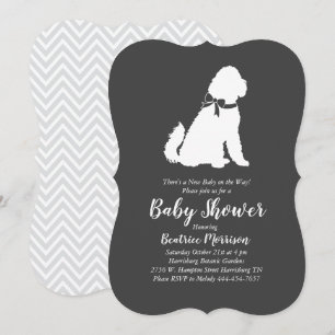 Goldendoodle Baby Shower Gender Neutral Invitation