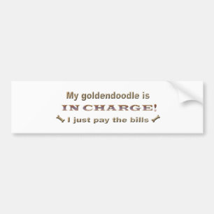 goldendoodle bumper sticker