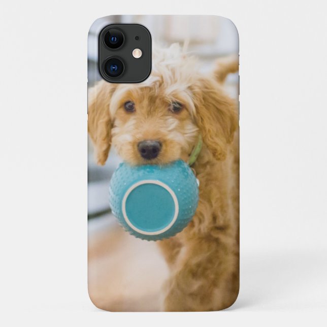 Goldendoodle Carrying Dinner Bowl Case-Mate iPhone Case (Back)