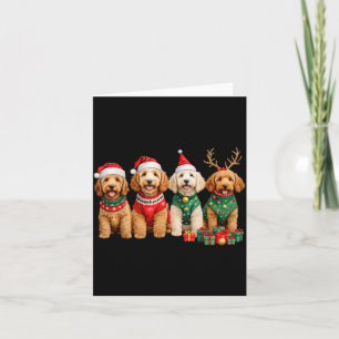 Goldendoodle Christmas Golden Doodle Pajamas For W Card