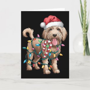 Goldendoodle Christmas Golden Doodle Pyjamas For W Card
