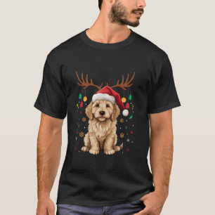Goldendoodle Christmas Ornaments Funny Reindeer Do T-Shirt