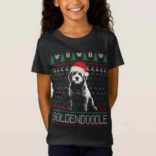 Goldendoodle Christmas Ugly Sweater Santa Dog Love