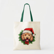 Goldendoodle Christmas Wreath