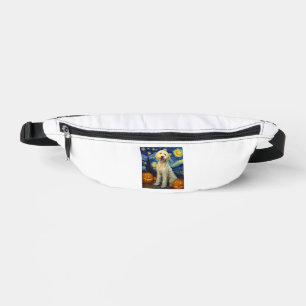 Goldendoodle Cute Dog Halloween Jack O Lantern Pum Bum Bags