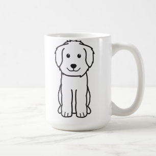 Goldendoodle Dog Cartoon Coffee Mug