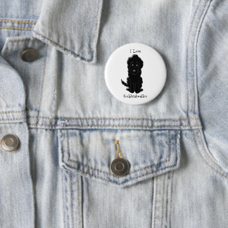 Goldendoodle Dog Design 6 Cm Round Badge