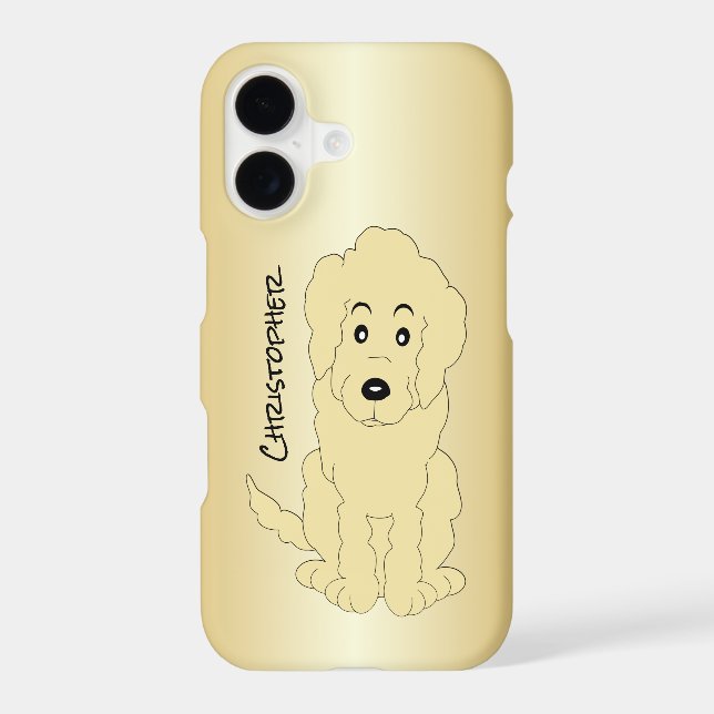 Goldendoodle Dog Design Personalised (Back)