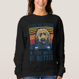 Goldendoodle Dog Funny Dog Dad Mum Men Women Sweatshirt