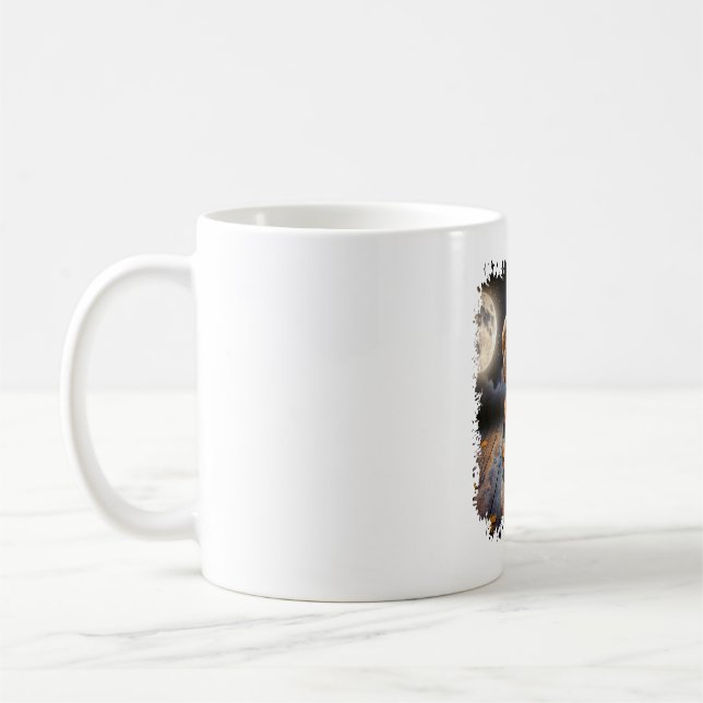 Goldendoodle Dog Halloween Coffee Mug (Left)