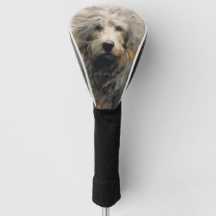 Goldendoodle Dog in the wind 001 - Yacobsen Derosa Golf Head Cover