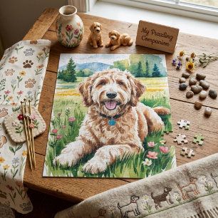 Goldendoodle Dog Jigsaw Puzzle