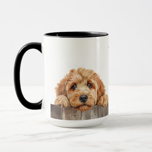 Goldendoodle Dog Mug (Left)