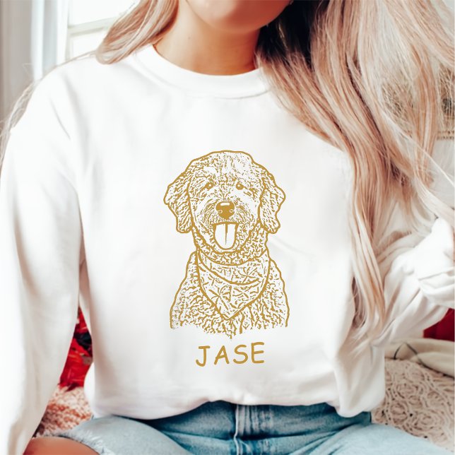 Goldendoodle Dog Personalised Pet Lover Sweatshirt (Creator Uploaded)