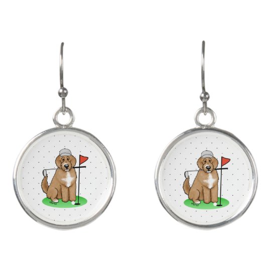 goldendoodle earrings