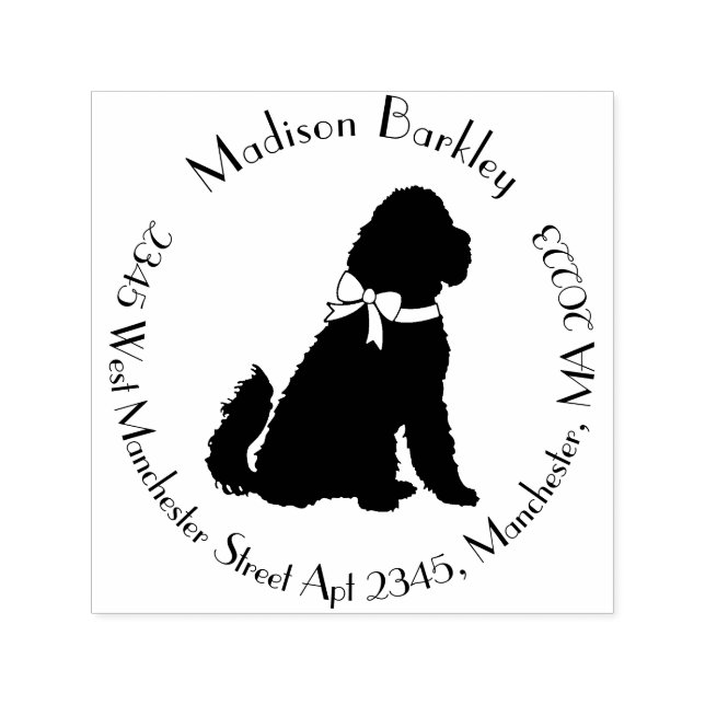 Goldendoodle Dog Puppy Labradoodle Self-inking Stamp (Design)