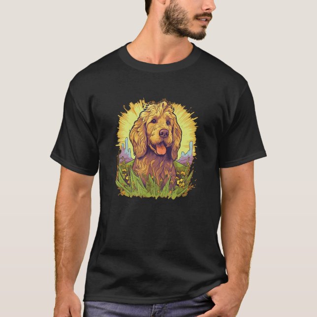 Goldendoodle Dood  Doodle Dog Golden Doodle 11 T-Shirt (Front)