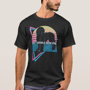 Goldendoodle Dood Retro Best Doodle Mum Ever T-Shirt