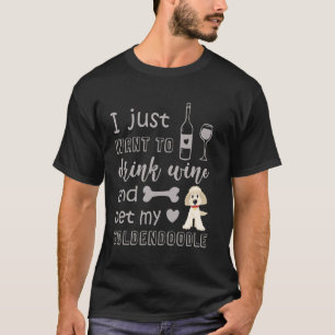 Goldendoodle F1 F1B Mini Micro Curly Wavy Dog Desi T-Shirt