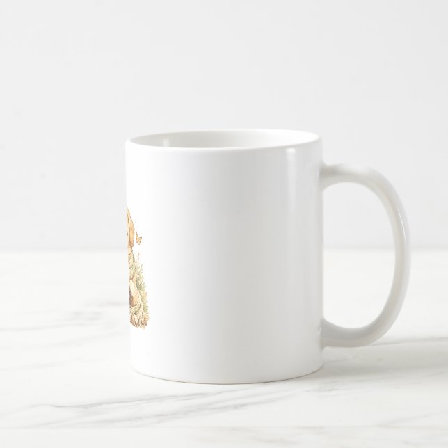 Goldendoodle Flower Mug (Right)