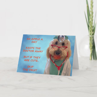 Goldendoodle Get Well Soon Card