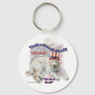 Goldendoodle Gifts Key Ring