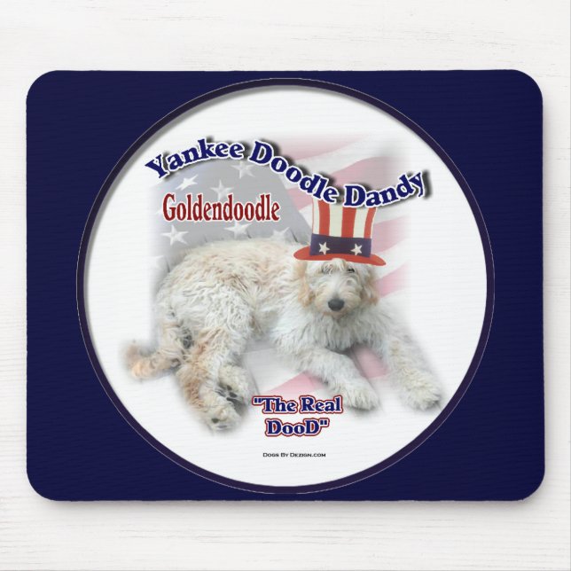 Goldendoodle Gifts Mouse Mat (Front)