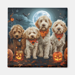 Goldendoodle Halloween Spooky  Magnet