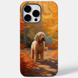 Goldendoodle in Autumn Leaves Fall Inspire  Case-Mate iPhone 14 Pro Max Case