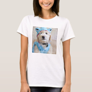 Goldendoodle In Shark Costume T-Shirt