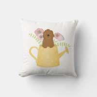 Goldendoodle In Watering Can
