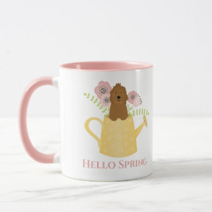 Goldendoodle In Watering Can Mug