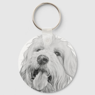 Goldendoodle Key Ring