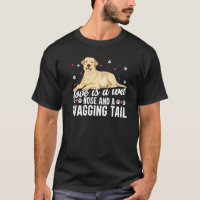 Goldendoodle Love Is Wet Nose Wagging Tail Dog Gr