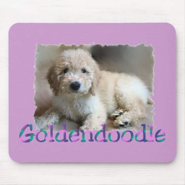 Goldendoodle Lovers Gifts Mouse Mat (Front)