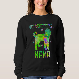 Goldendoodle Mama Colourful Dog Mum Sweatshirt