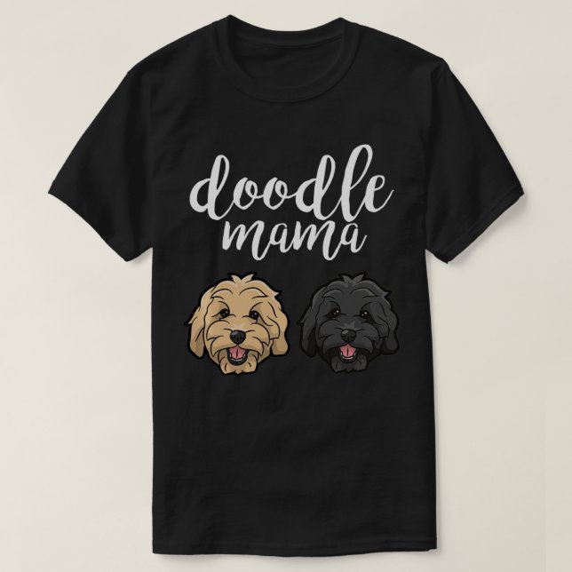 Goldendoodle Mama  Doodle Mama Cute Dog Gift Pullo T-Shirt (Design Front)