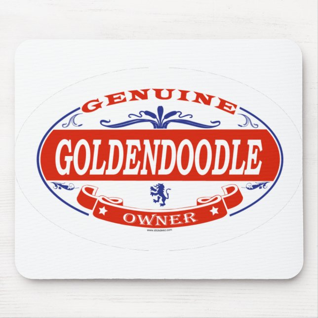 Goldendoodle Mouse Mat (Front)