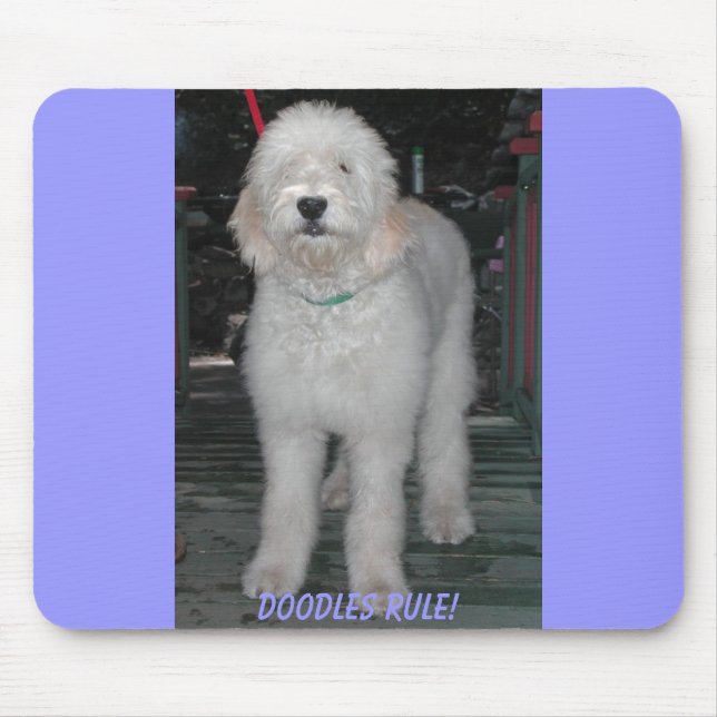 Goldendoodle Mouse Pad (Front)