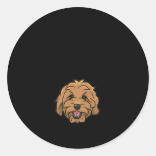 Goldendoodle Mum Doodle Mama Golden Doodle Classic Round Sticker